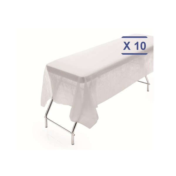 Serviettes - draps jetables blancs 140 x 240 cm pour protéger vos tables de  soins au meilleur prix