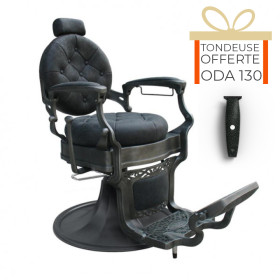 Fauteuil Barbier Clint Noir