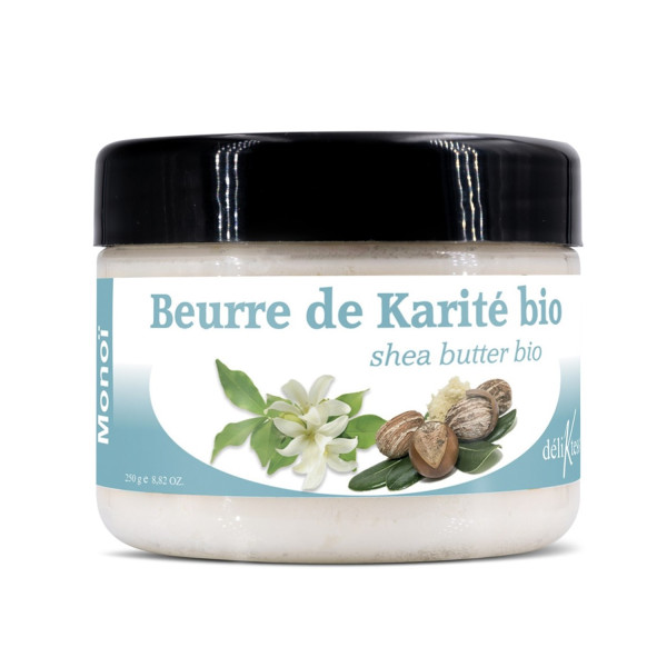 Beurre de Karité bio au Monoï 250 gr