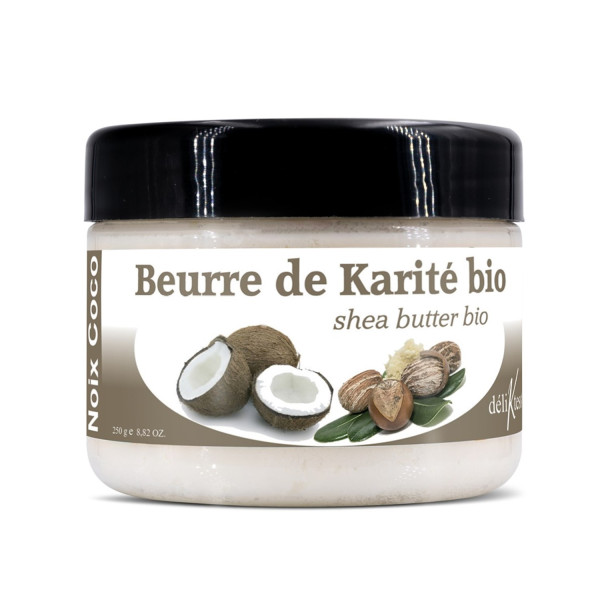 Beurre de Karité bio à la Noix de coco 250 gr