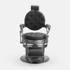 Fauteuil Barbier Mack Brush Grey Black